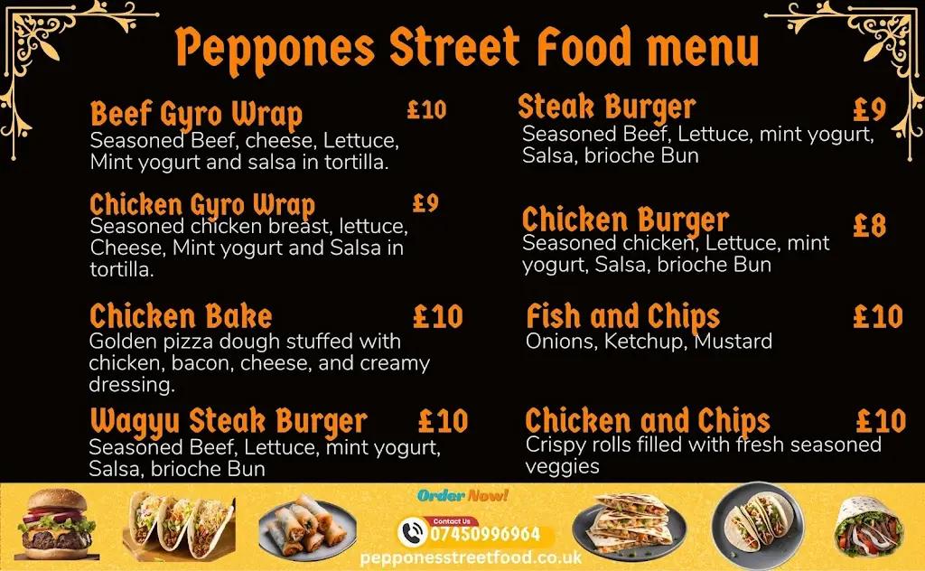 Menu_Peppones Street Food_Odiham_image_1