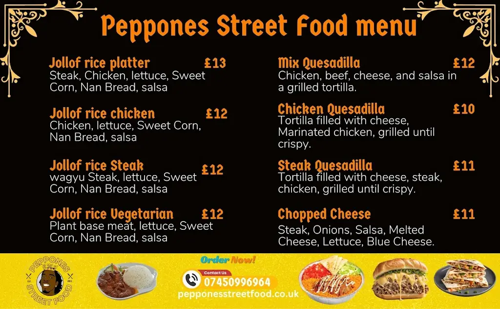Menu_Peppones Street Food_Odiham_image_3