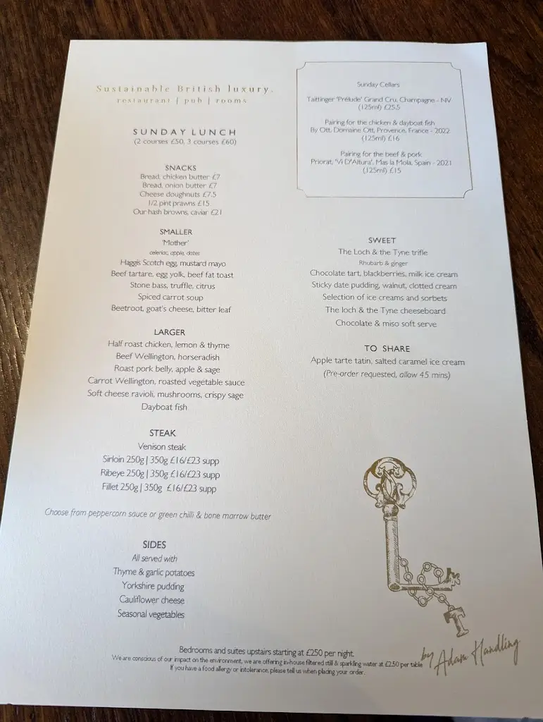 Menu_The Loch & The Tyne by Adam Handling Old Windsor_Old Windsor_image_2
