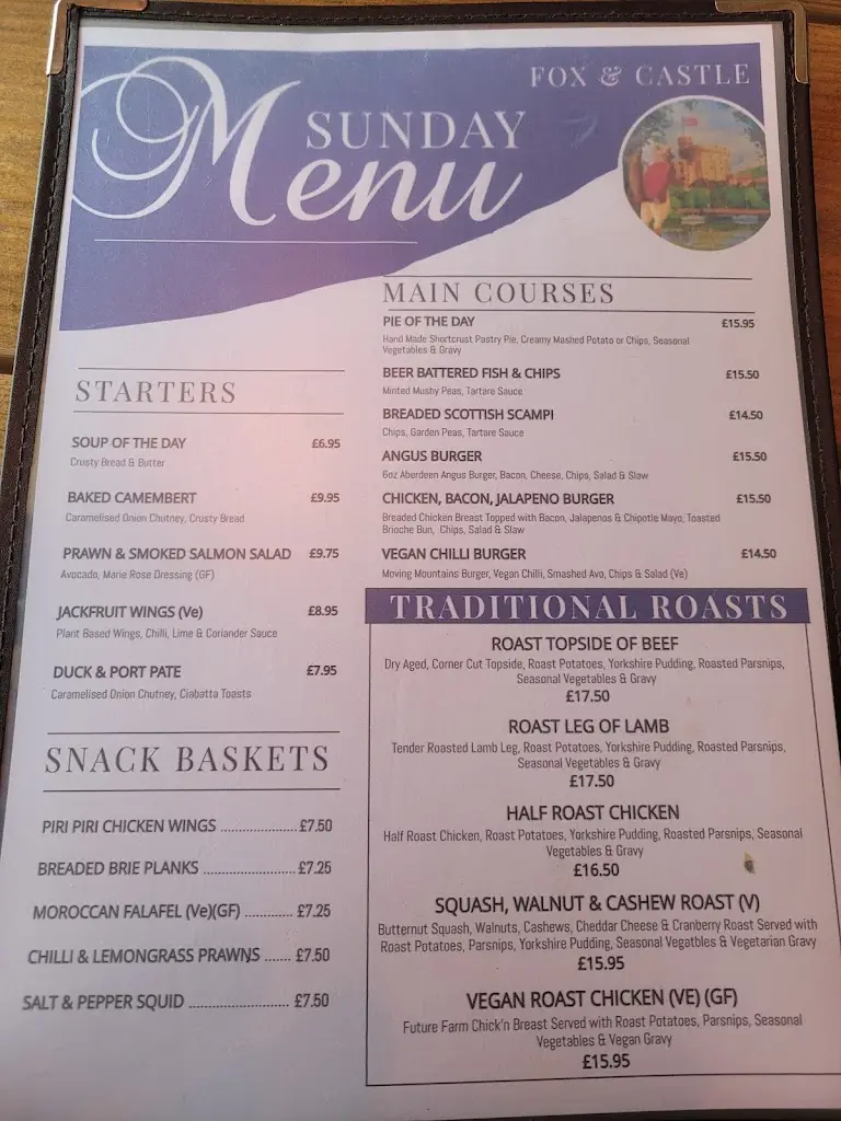 Menu_The Fox & Castle_Old Windsor_image_3