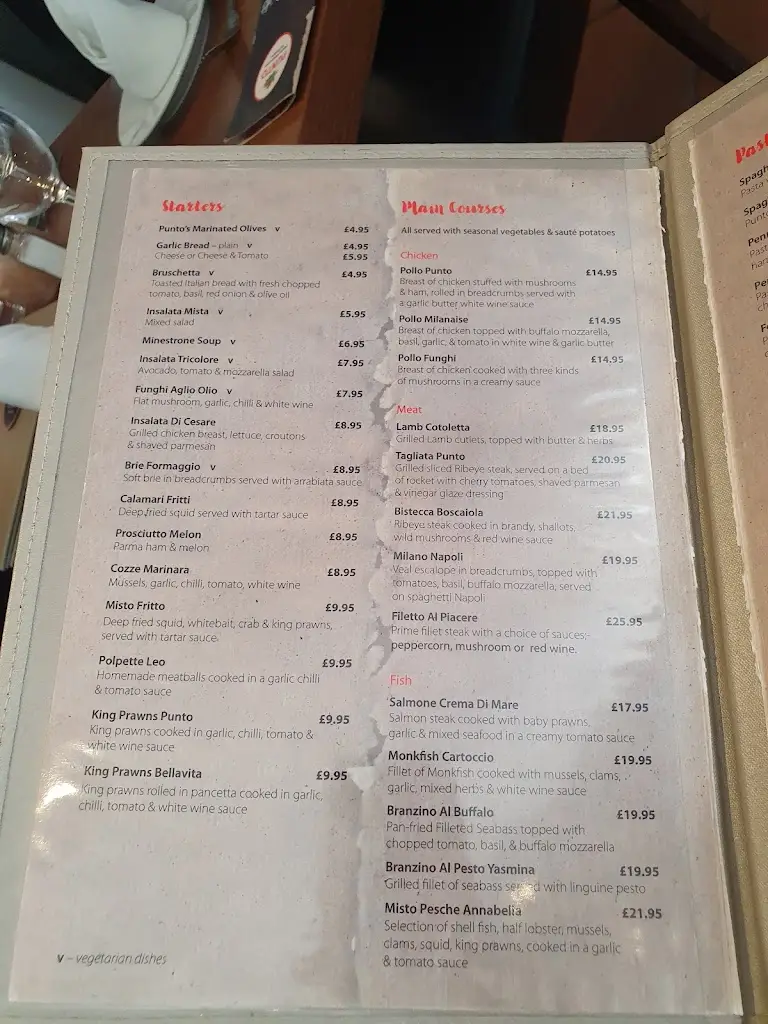 Menu_Punto Italian Pizzeria & Restaurant_Old Windsor_image_3