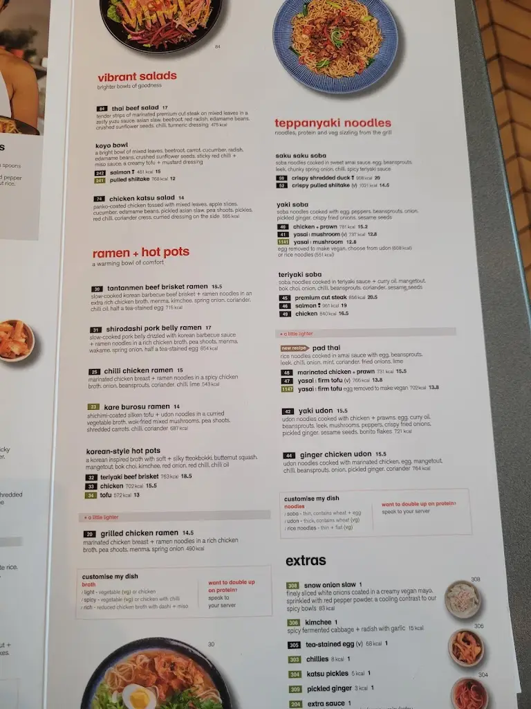 Menü_wagamama west midlands designer outlet_Norton Canes_Bild_1