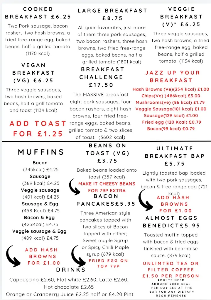 Menu_Highwayman_Oswestry_immagine_1