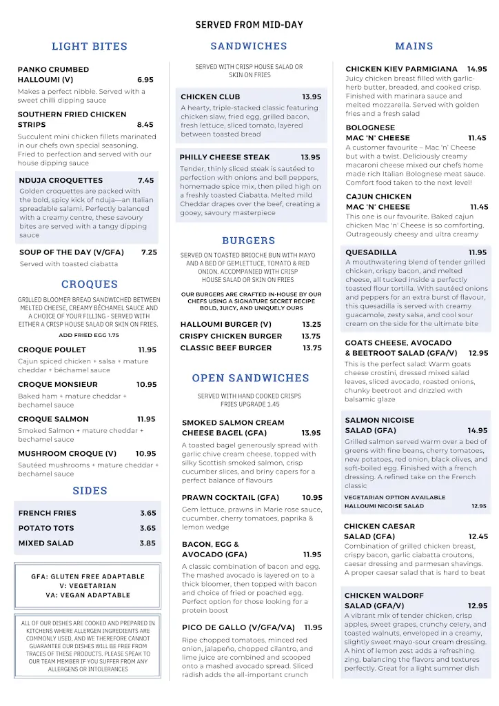 Menu_Cafe Vie The Bistro_Ossett_image_1