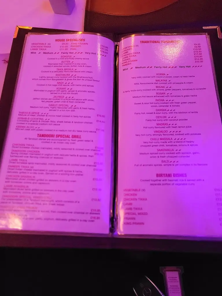 Menu_Planet Spice_Ormesby St Margaret_immagine_3