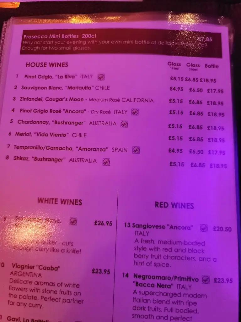 Menu_Planet Spice_Ormesby St Margaret_immagine_4