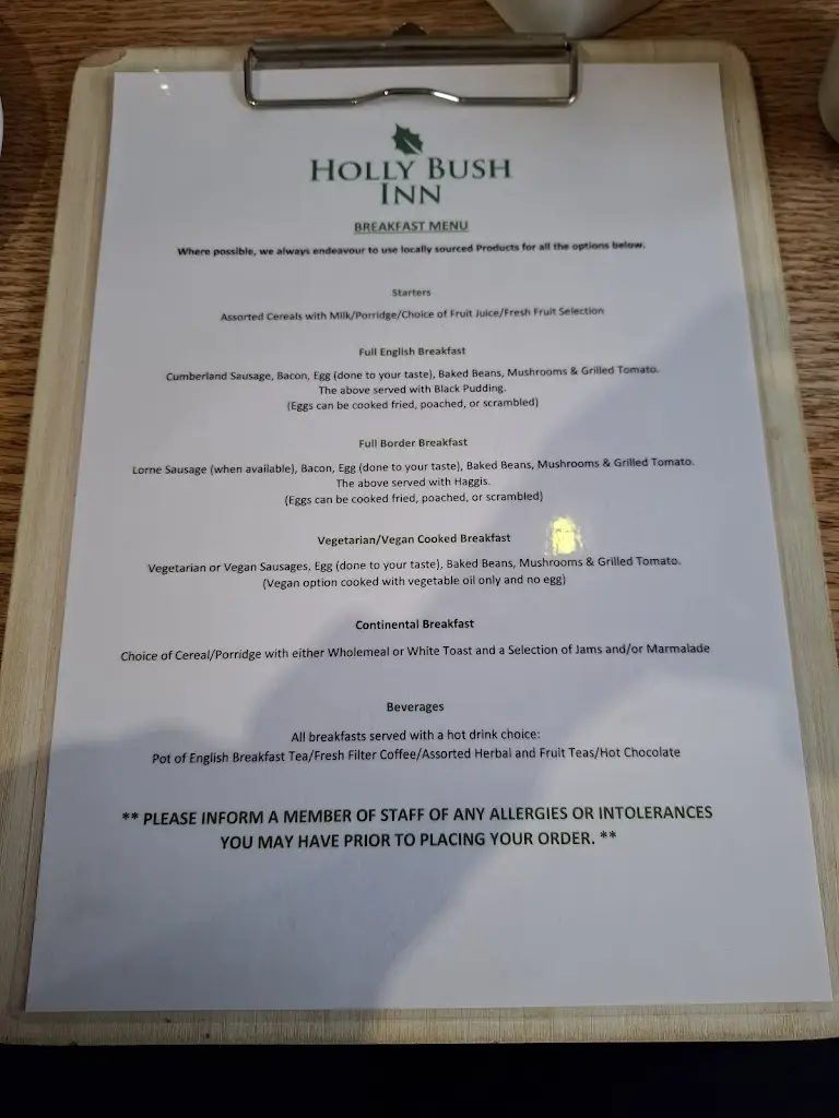 Menu_Holly Bush Inn_Otterburn_image_2
