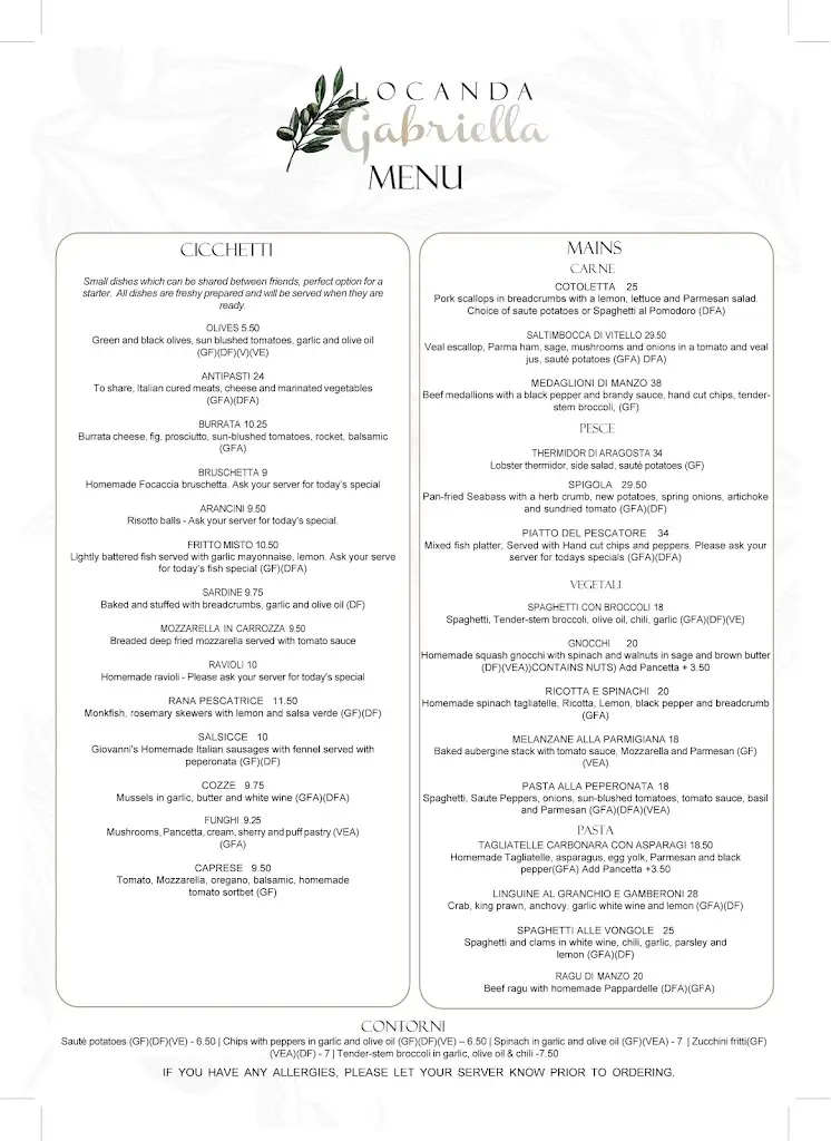 Menu_Locanda Gabriella_Olney_image_1