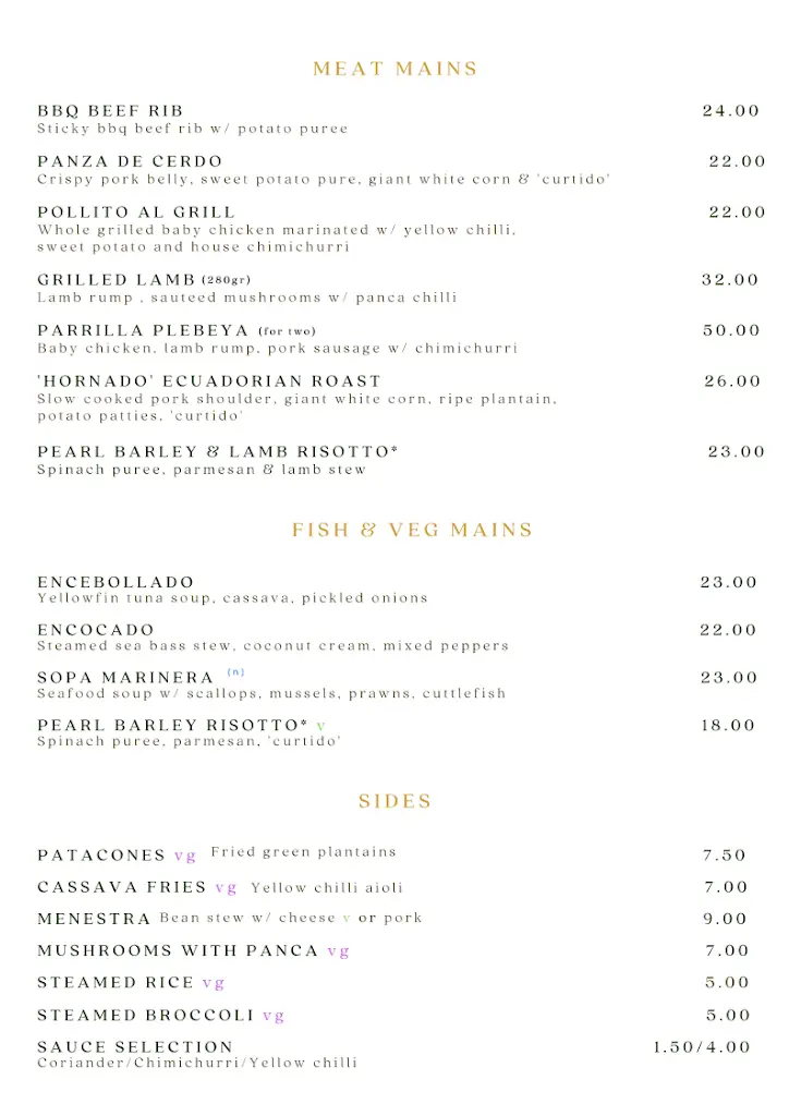 Menu_El Inca Plebeyo Restaurant_Barnsbury_image_2