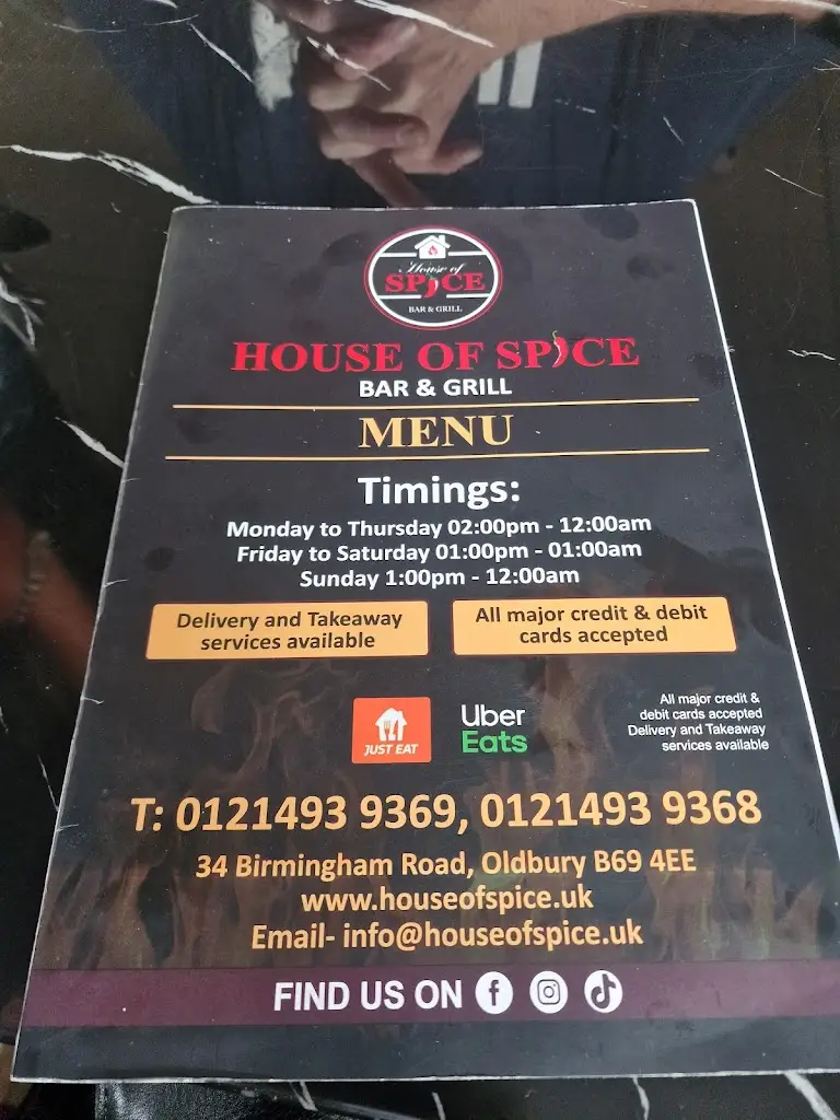 Mary Guthrie_House of Spice Bar & Grill_Oldbury_review