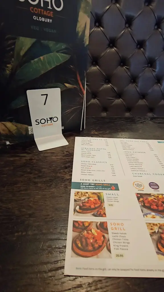 Menu_Soho Cottage_Oldbury_immagine_4