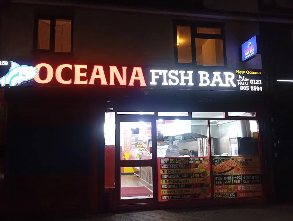 New Oceana Fish Bar restaurant in Oldbury