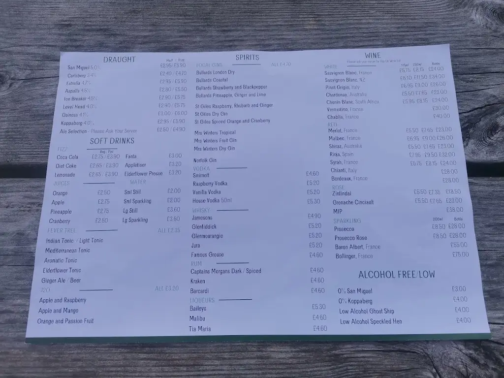 Menu_The White Horse Overstrand_Overstrand_image_3