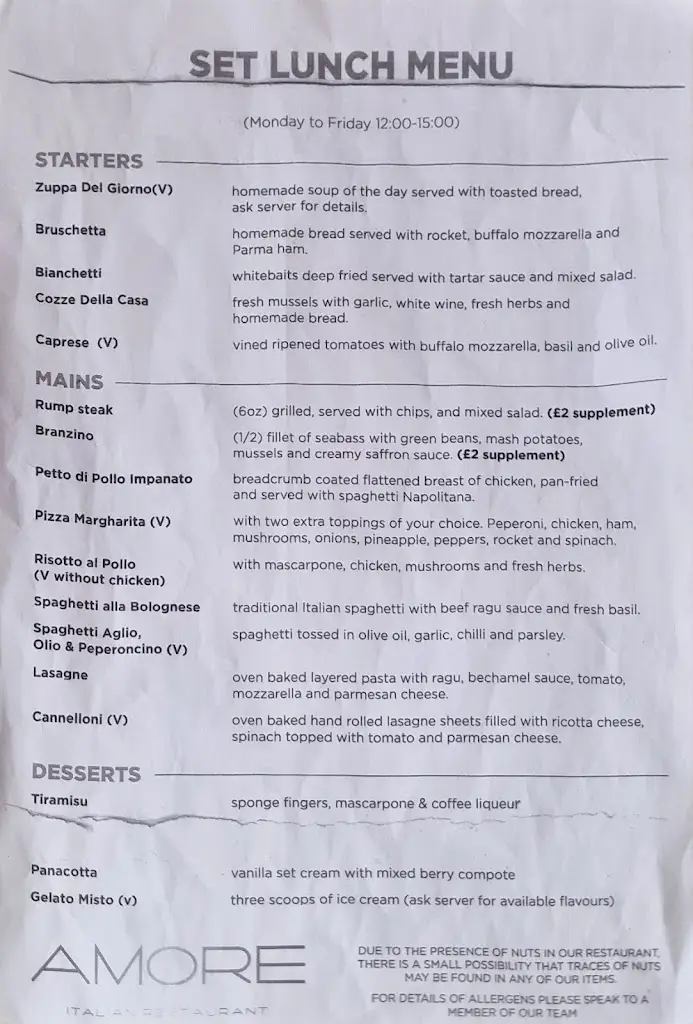 Menu_Amore Italian Restaurant_Overton_image_1