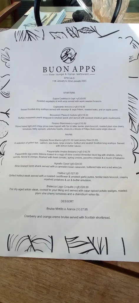Menu_Buon Apps River Lounge and Italian Restaurant_Otley_image_3