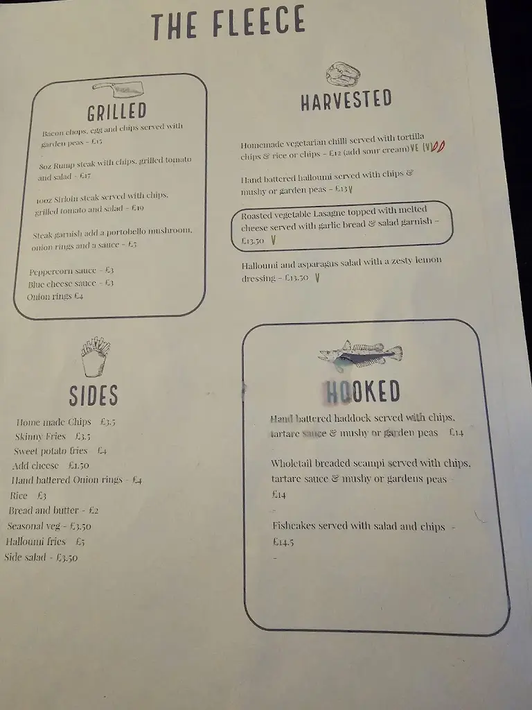 Menu_The Fleece_Otley_image_1