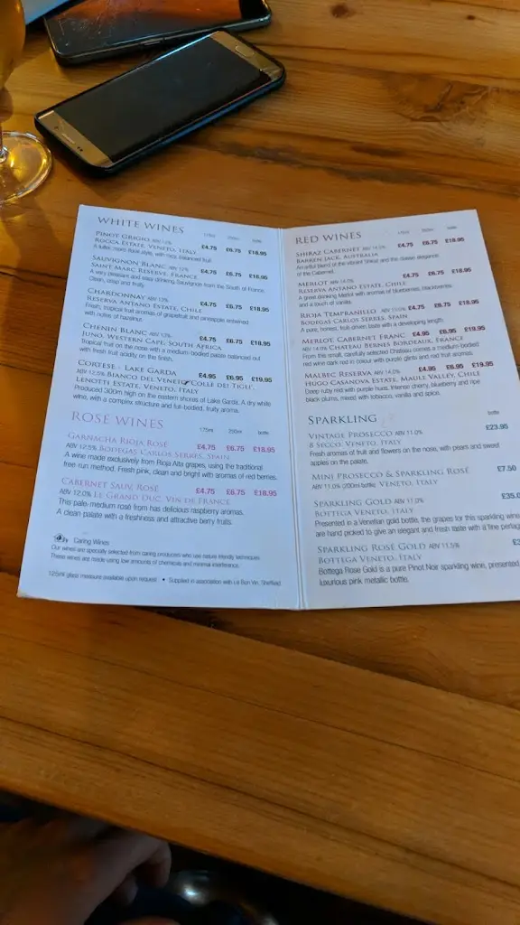 Menu_The Pheasant Bar & Grill_Oughtibridge_image_4