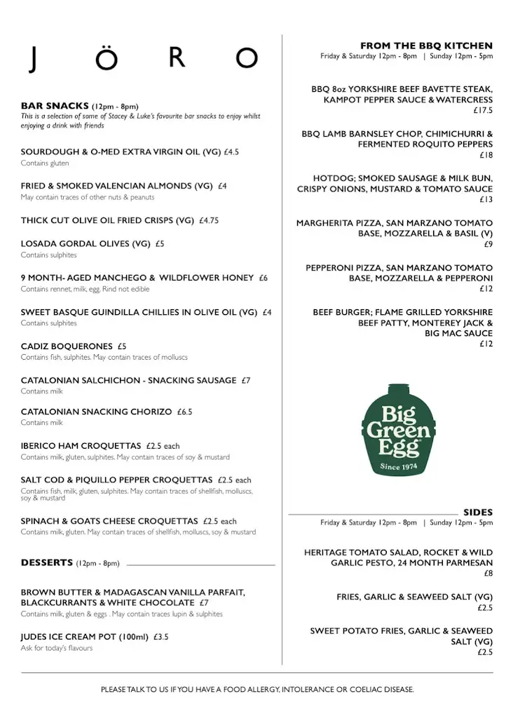 Menu_JORO Restaurant_Oughtibridge_image_1