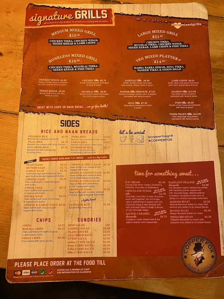 Menu_Copper Fox Grill_Bartley Green_image_4