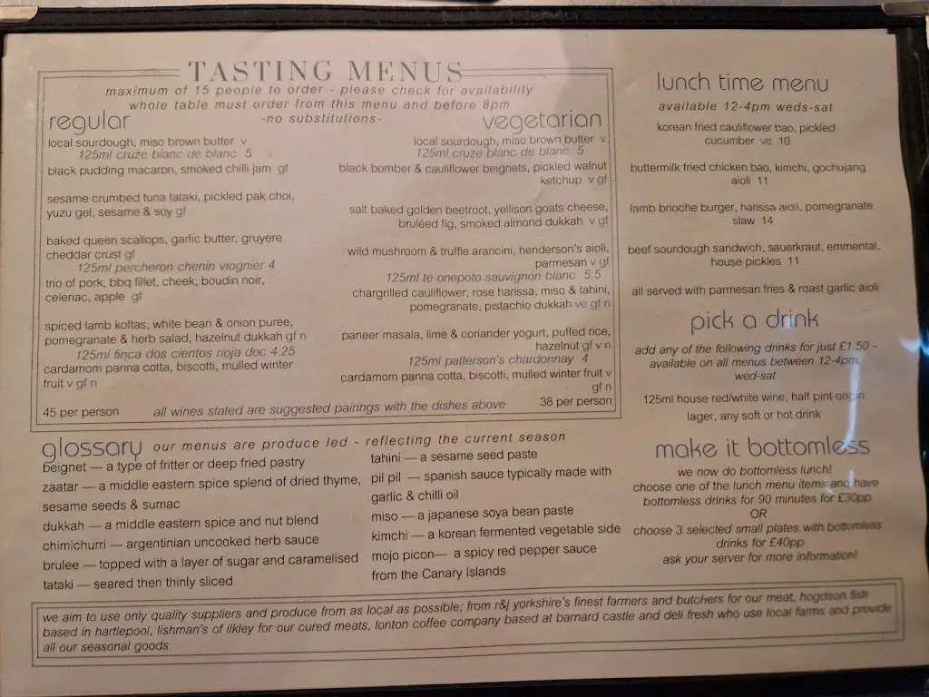 Menu_Origin Social_Northallerton_image_1