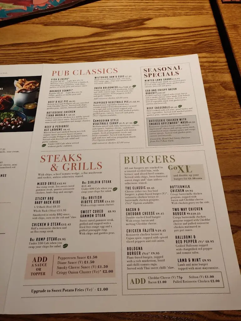 Menu_Willow Beck_Northallerton_image_3