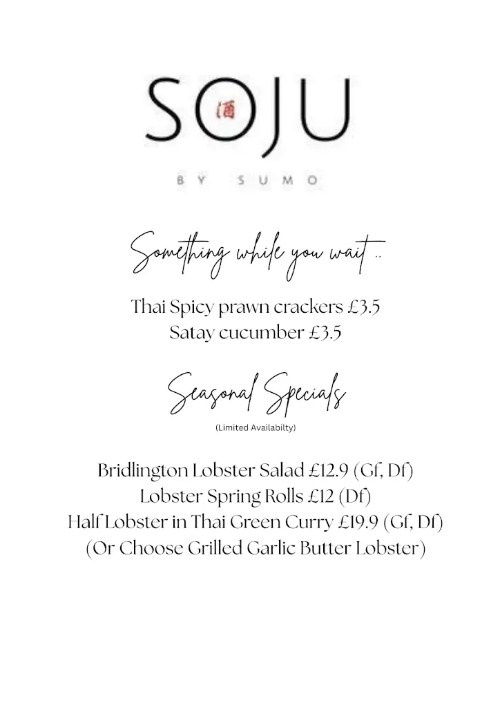 Menu_Soju by sumo x Northallerton_Northallerton_immagine_4