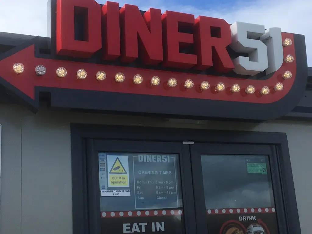 Diner 51 restaurant in Northallerton