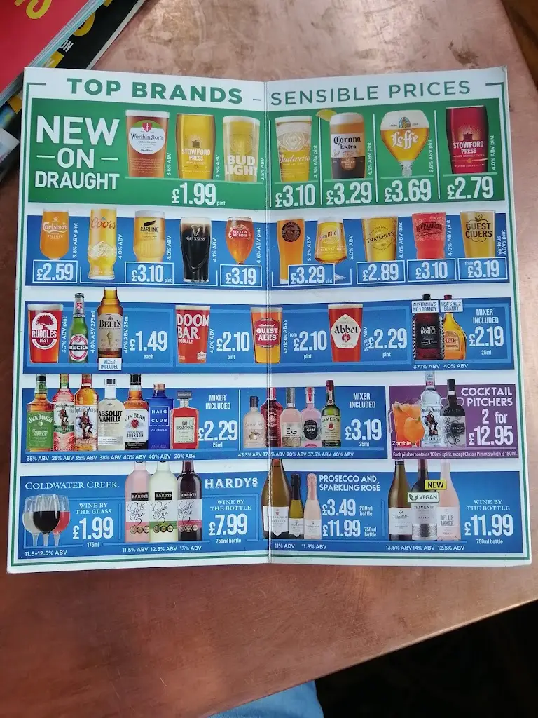 Menu_The Buck Inn - JD Wetherspoon_Northallerton_immagine_1