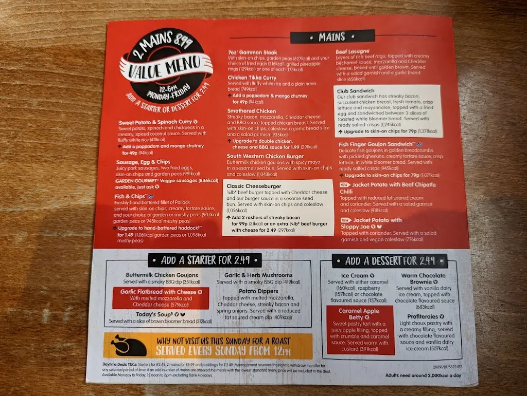 Menu_Brookers Oast Brewers Fayre_Paddock Wood_image_2