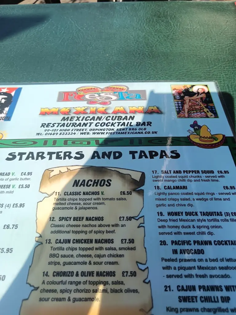 Menu_Fiesta Mexicana Restaurant_Orpington_immagine_2