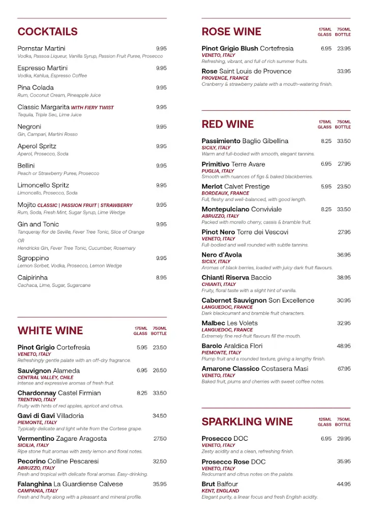 Menü_A Mano Coffee Bar & Kitchen_Orpington_Bild_1