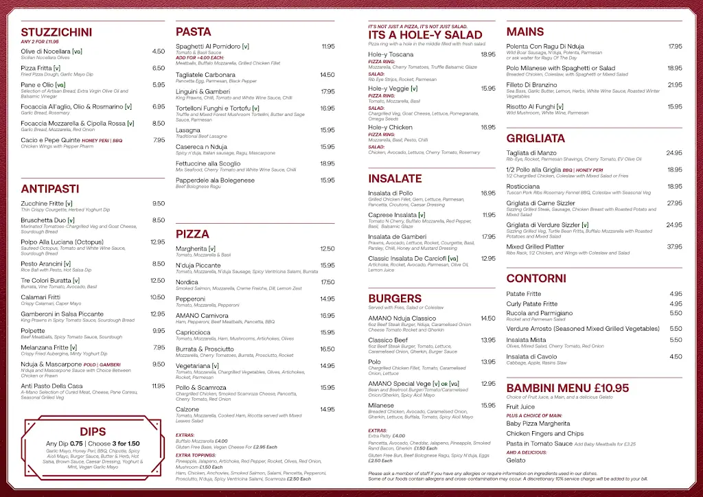 Menü_A Mano Coffee Bar & Kitchen_Orpington_Bild_3