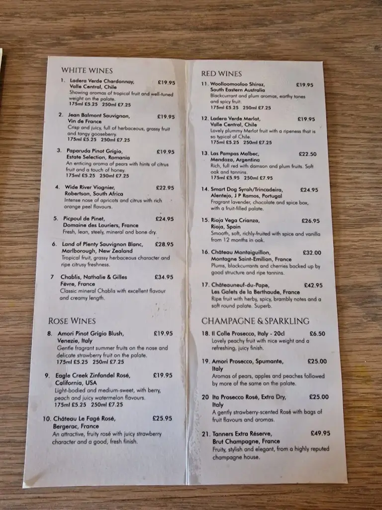 Menu_The New Inn_Baschurch_image_1