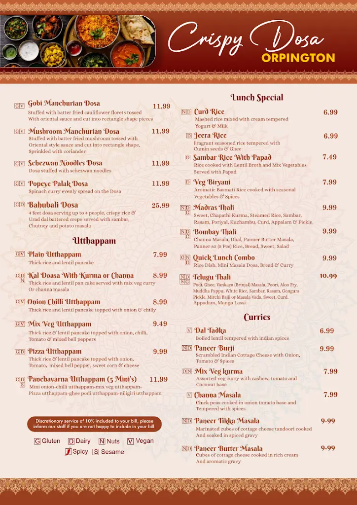 Menu_Crispy Dosa Orpington_Orpington_image_4