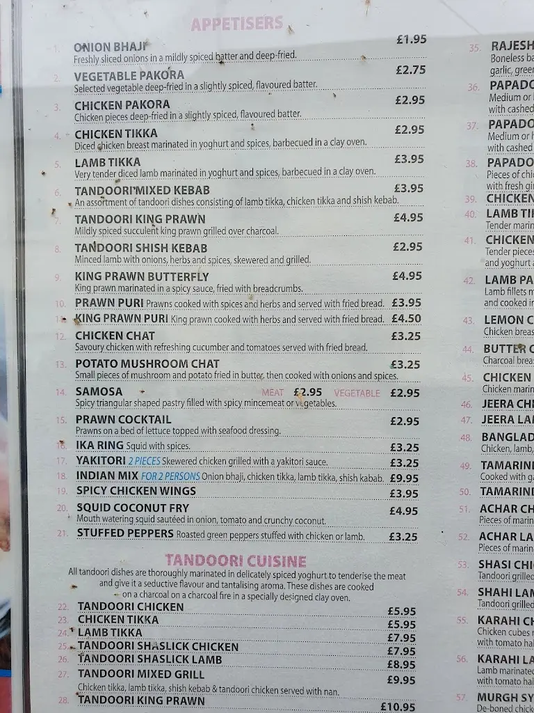 Menu_Papadom_Ottery St Mary_image_1