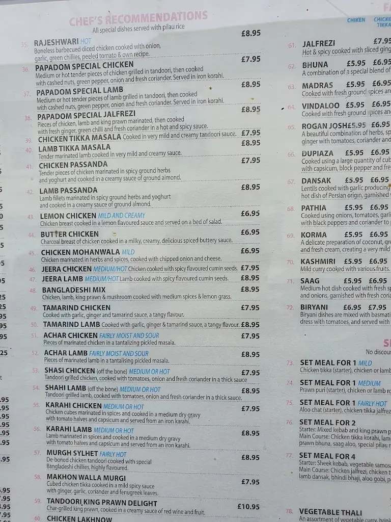 Menu_Papadom_Ottery St Mary_image_3