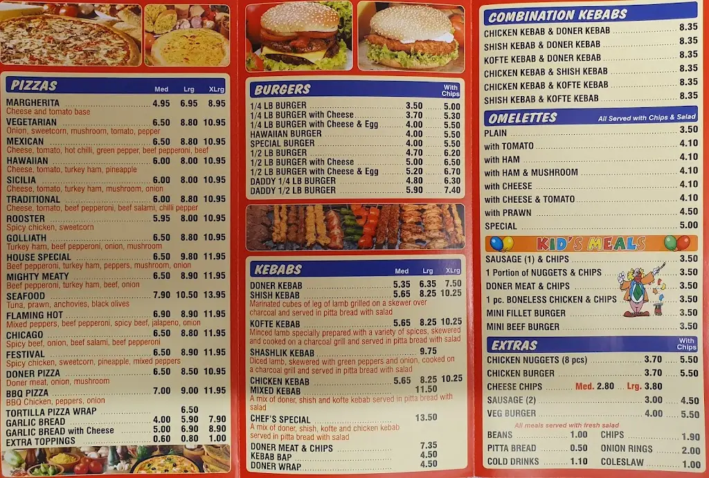 Menu_Ottery Pizza and Kebab House_Ottery St Mary_image_3