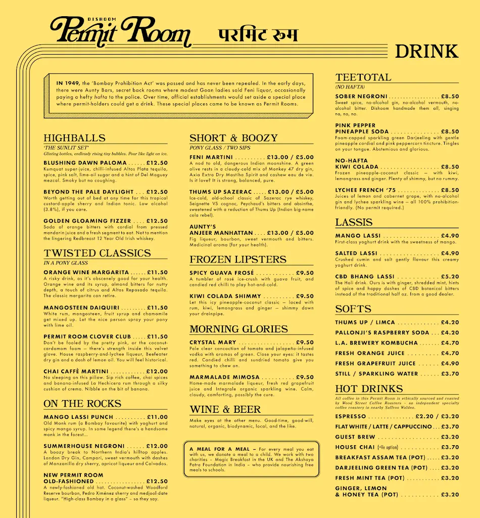 Menu_Dishoom Permit Room Oxford_Oxfordshire_image_2