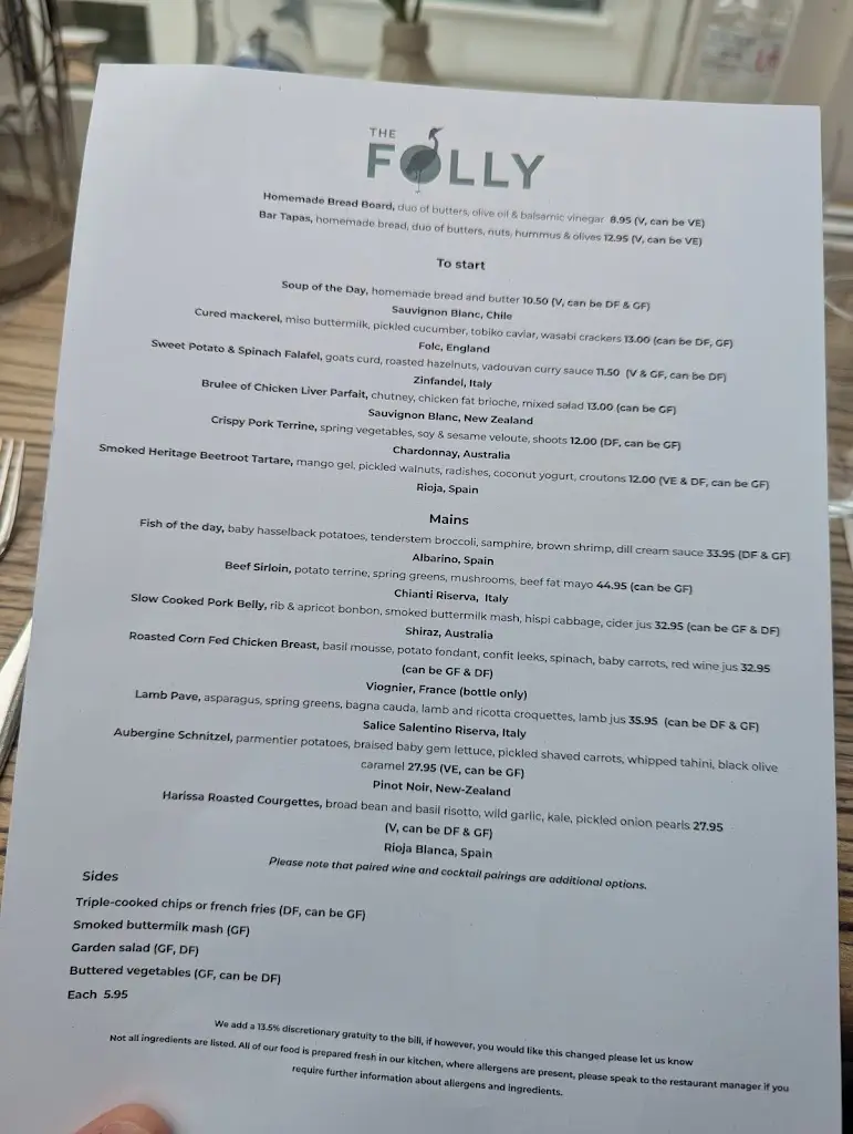 Menu_The Folly Restaurant_Oxfordshire_image_2