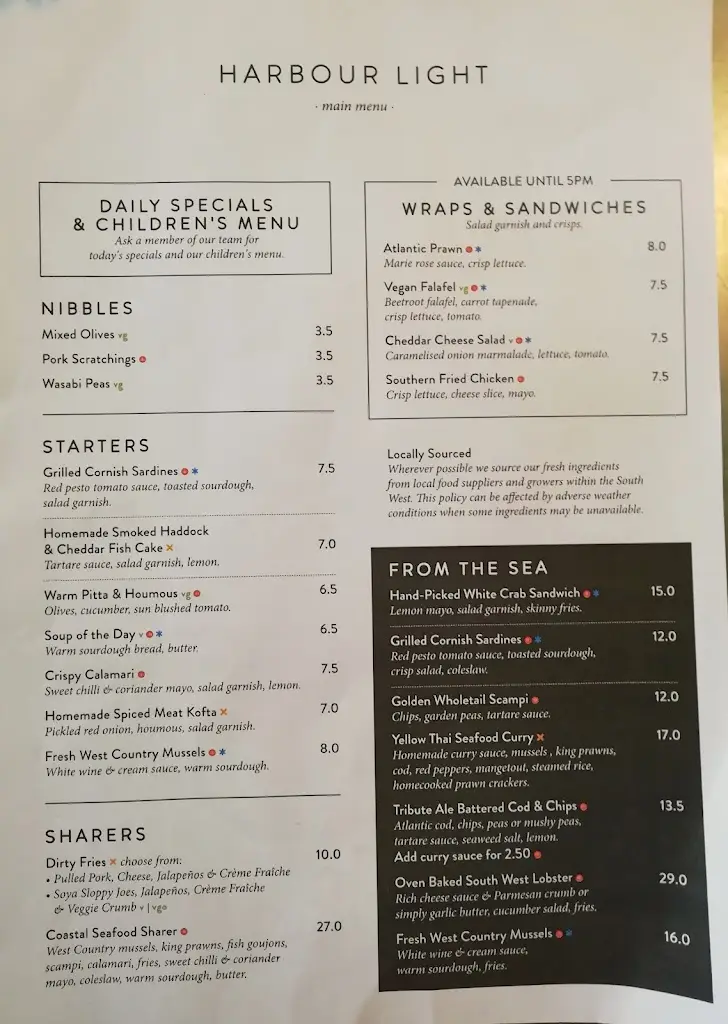 Menu_Harbour Light, Paignton_Paignton_image_3