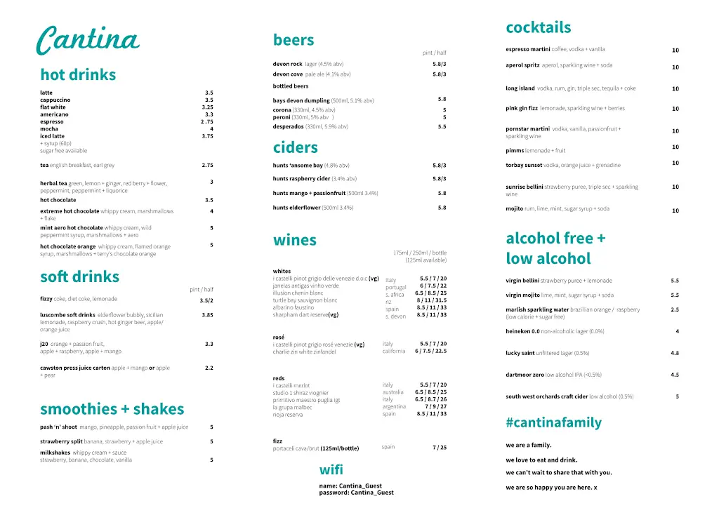 Menu_Cantina, Goodrington_Paignton_image_2