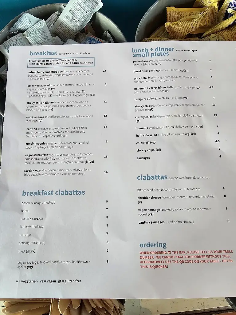 Menu_Cantina, Goodrington_Paignton_image_4