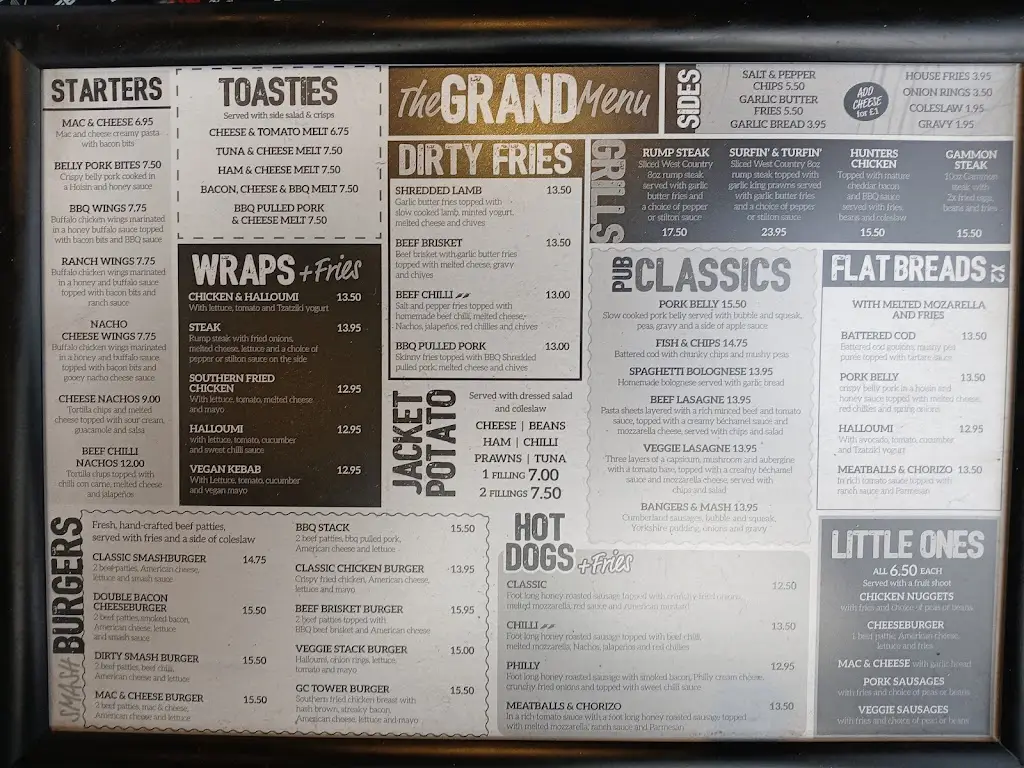 Menu_Grand Central_Paignton_image_1