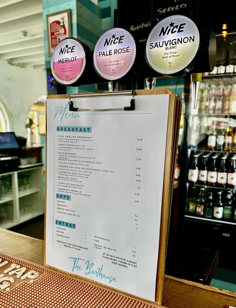 Menu_The Boathouse_Paignton_imagen_1