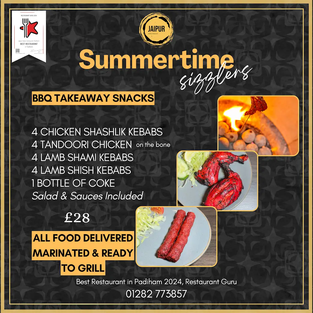 Menu_Jaipur Indian restaurant, Padiham_Padiham_immagine_1