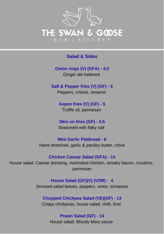 Menu_The Swan & Goose_Padiham_image_2