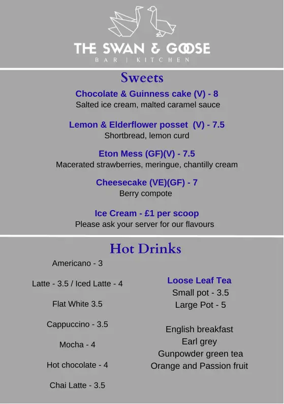Menu_The Swan & Goose_Padiham_image_3