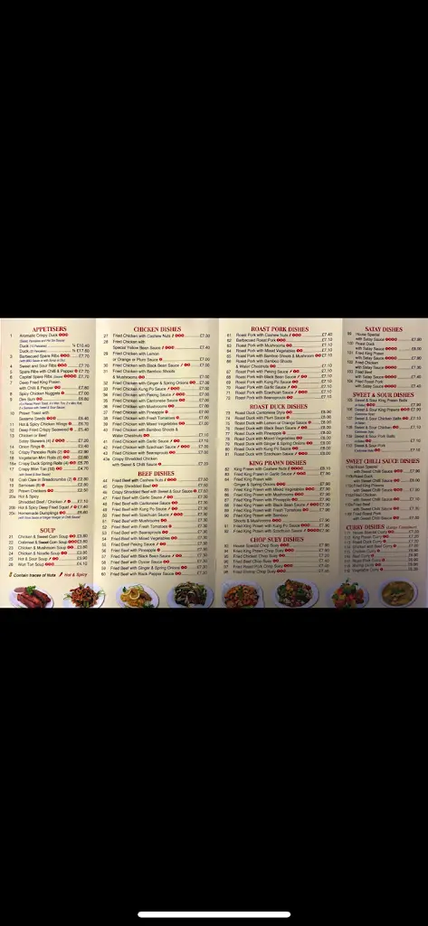 Menu_Wong Lee Chinese Take Away_Baschurch_immagine_2