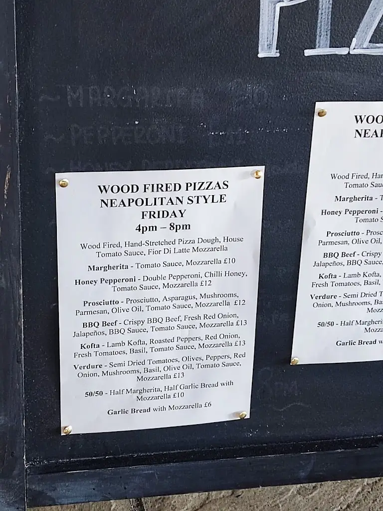 Menu_The George Inn _Oundle_image_1