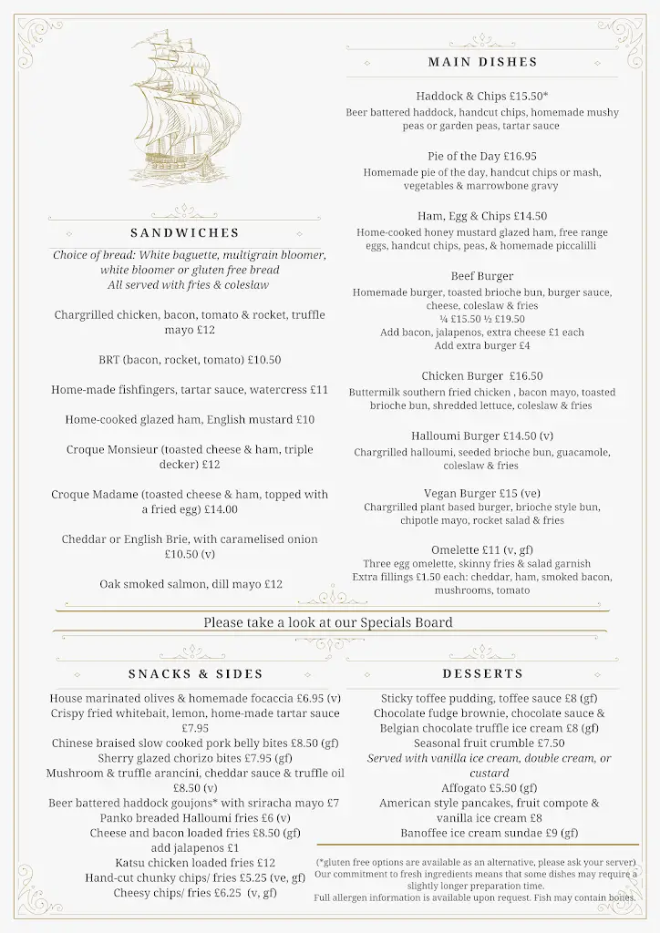 Menu_The Ship Inn_Oundle_image_1